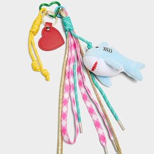 Shark and laces maximalist bag charm NWT